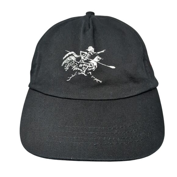 Espolon Tequila Skeleton Riding Slideback Hat Black One Size Adjustable 6 Panel - Picture 1 of 8